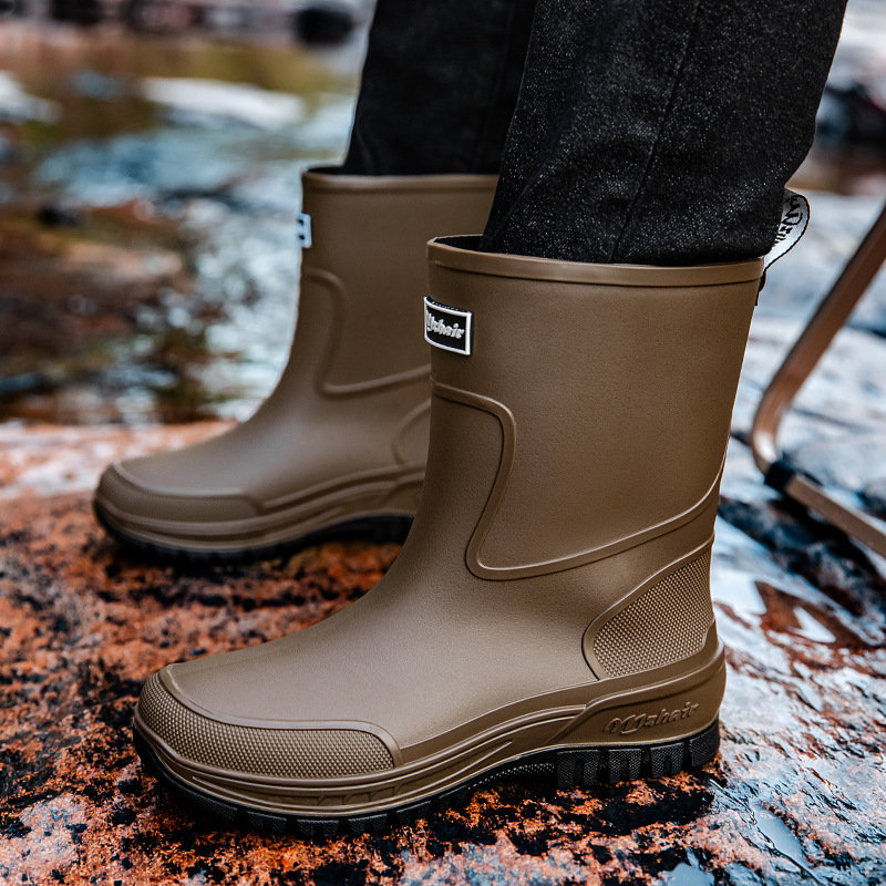 Sepatu Bot Hujan Bersol Tebal  - Fishing Boots ulasan dan harga