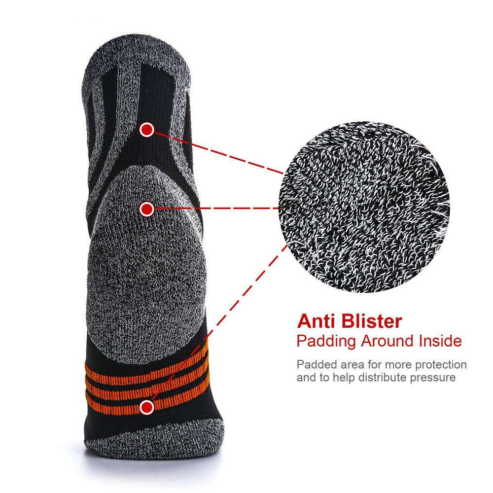 Kaus kaki Anti melepuh, 5 pasa - Fishing Socks ulasan dan harga